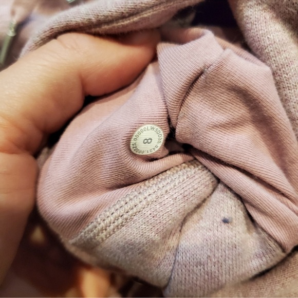 Lululemon scuba high rise jogger 8 heathered pink taupe - Picture 3 of 6